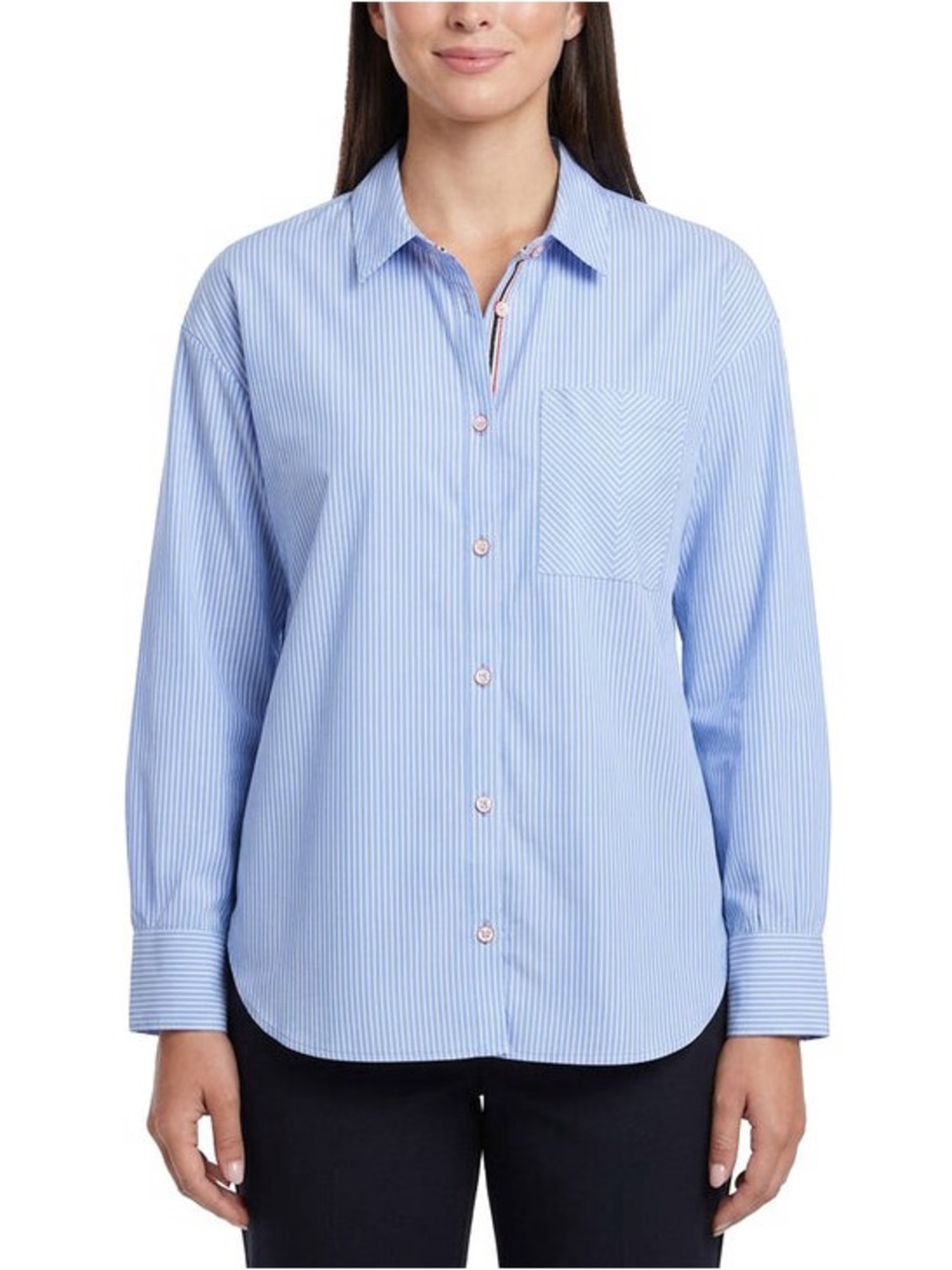 Hunter Women's Button Up Cotton Poplin Shirt